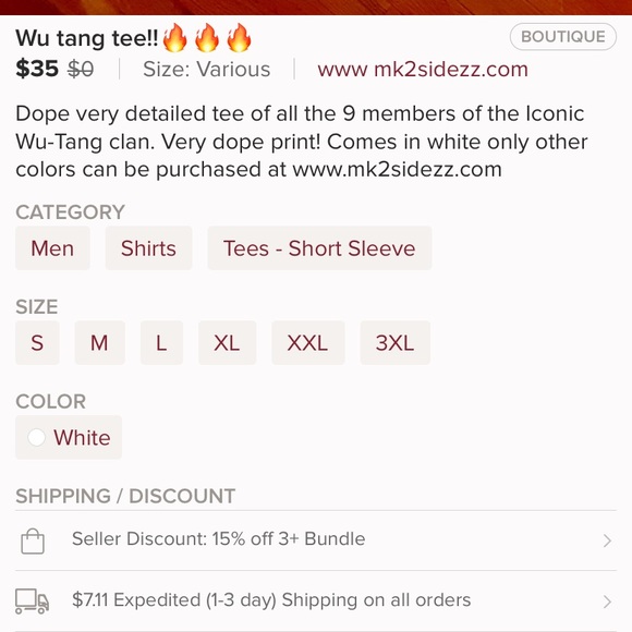 🔥🔥🔥NEW WU - TANG TEE. 🔥🔥🔥 - Picture 4 of 4
